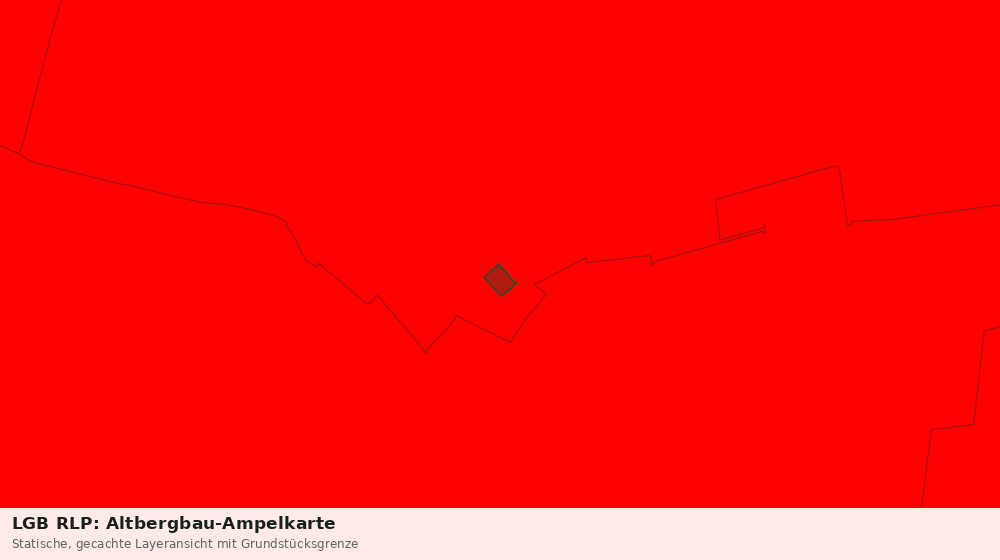 Statische Kartenansicht: LGB RLP: Altbergbau-Ampelkarte