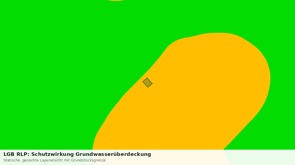 Statische Kartenansicht: LGB RLP: Schutzwirkung Grundwasserüberdeckung