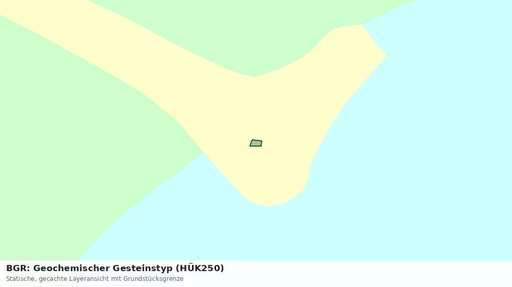 Statische Kartenansicht: BGR: Geochemischer Gesteinstyp (HÜK250)