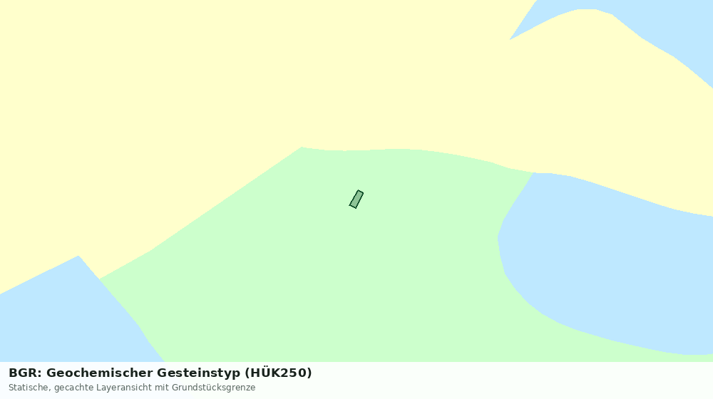 Statische Kartenansicht: BGR: Geochemischer Gesteinstyp (HÜK250)