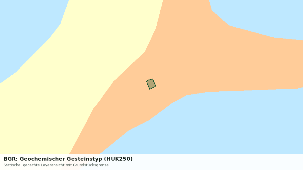 Statische Kartenansicht: BGR: Geochemischer Gesteinstyp (HÜK250)