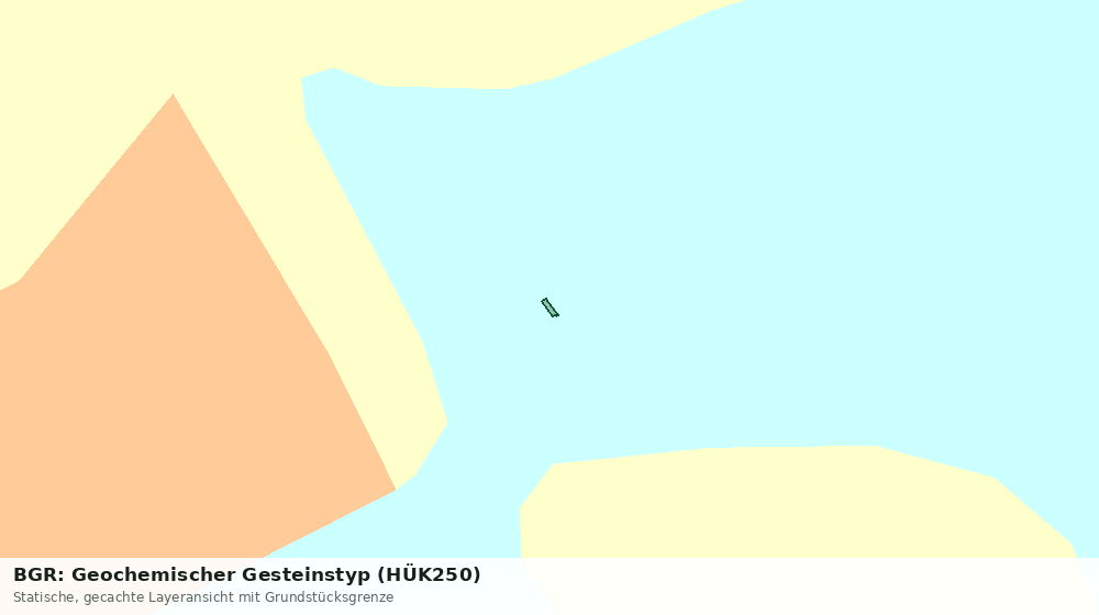 Statische Kartenansicht: BGR: Geochemischer Gesteinstyp (HÜK250)