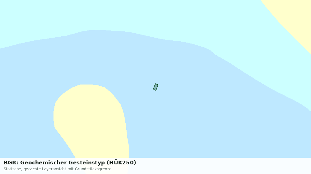 Statische Kartenansicht: BGR: Geochemischer Gesteinstyp (HÜK250)