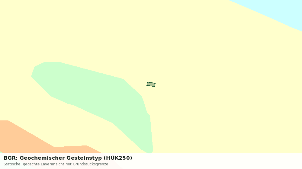 Statische Kartenansicht: BGR: Geochemischer Gesteinstyp (HÜK250)