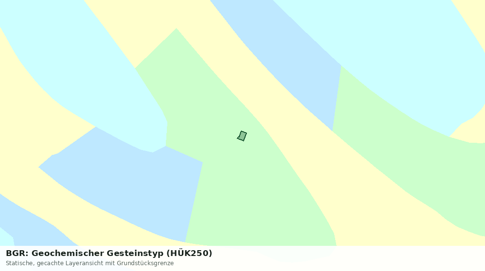 Statische Kartenansicht: BGR: Geochemischer Gesteinstyp (HÜK250)