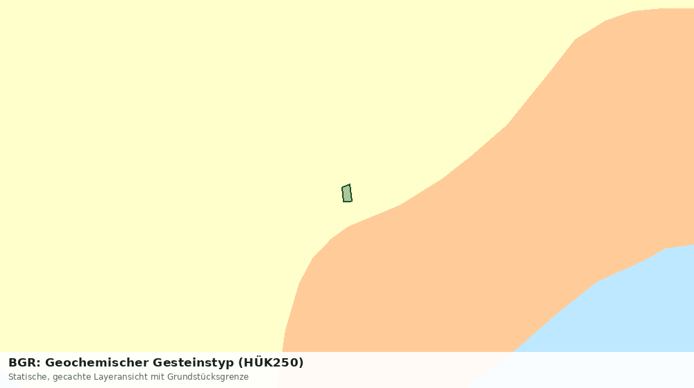 Statische Kartenansicht: BGR: Geochemischer Gesteinstyp (HÜK250)