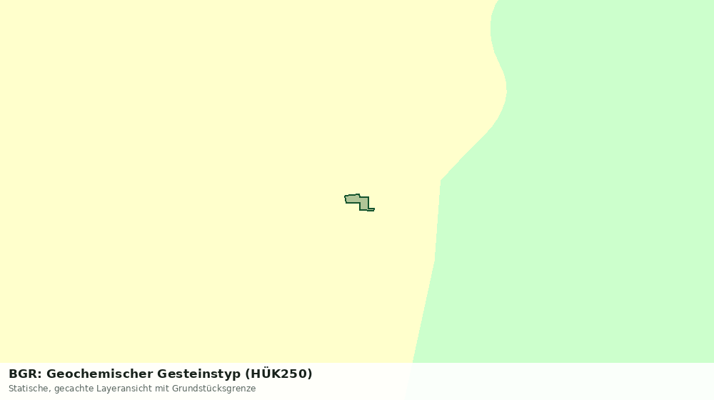 Statische Kartenansicht: BGR: Geochemischer Gesteinstyp (HÜK250)