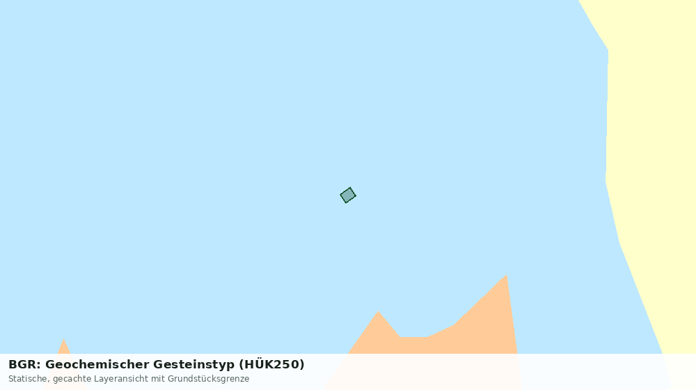 Statische Kartenansicht: BGR: Geochemischer Gesteinstyp (HÜK250)