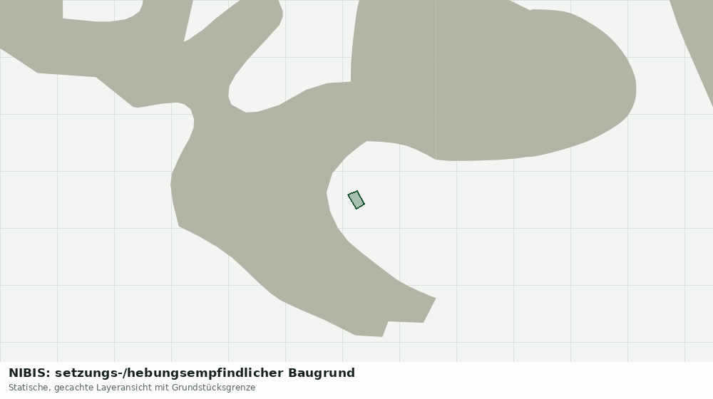 Statische Kartenansicht: NIBIS: setzungs-/hebungsempfindlicher Baugrund