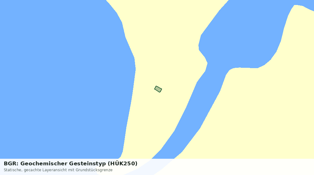 Statische Kartenansicht: BGR: Geochemischer Gesteinstyp (HÜK250)