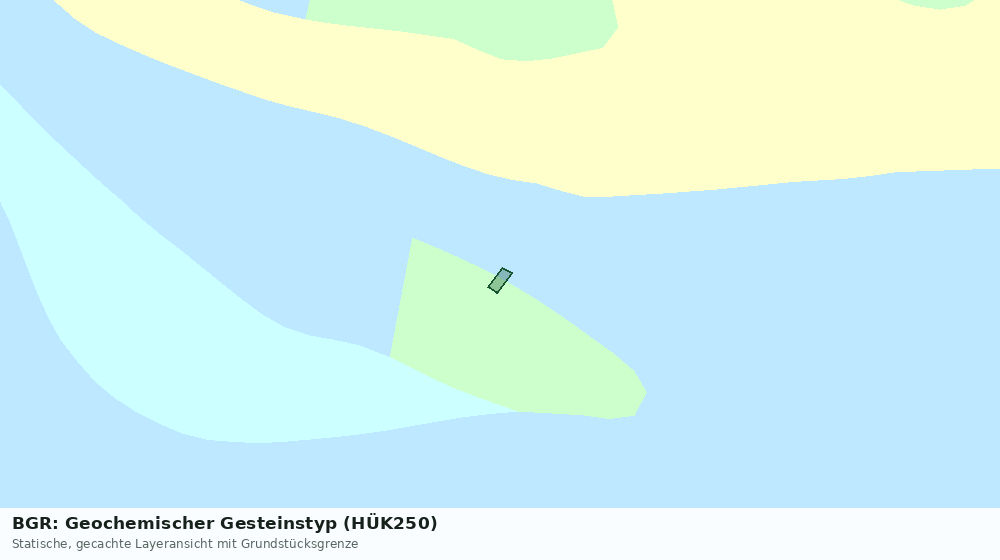 Statische Kartenansicht: BGR: Geochemischer Gesteinstyp (HÜK250)