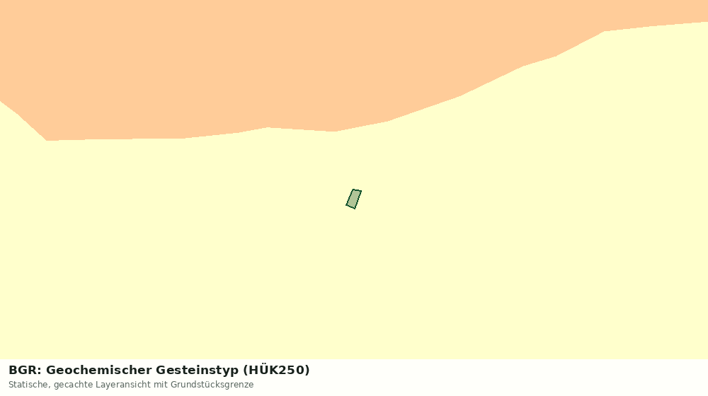 Statische Kartenansicht: BGR: Geochemischer Gesteinstyp (HÜK250)