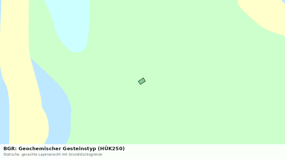 Statische Kartenansicht: BGR: Geochemischer Gesteinstyp (HÜK250)