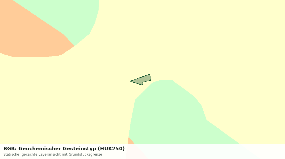 Statische Kartenansicht: BGR: Geochemischer Gesteinstyp (HÜK250)
