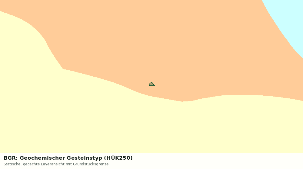 Statische Kartenansicht: BGR: Geochemischer Gesteinstyp (HÜK250)