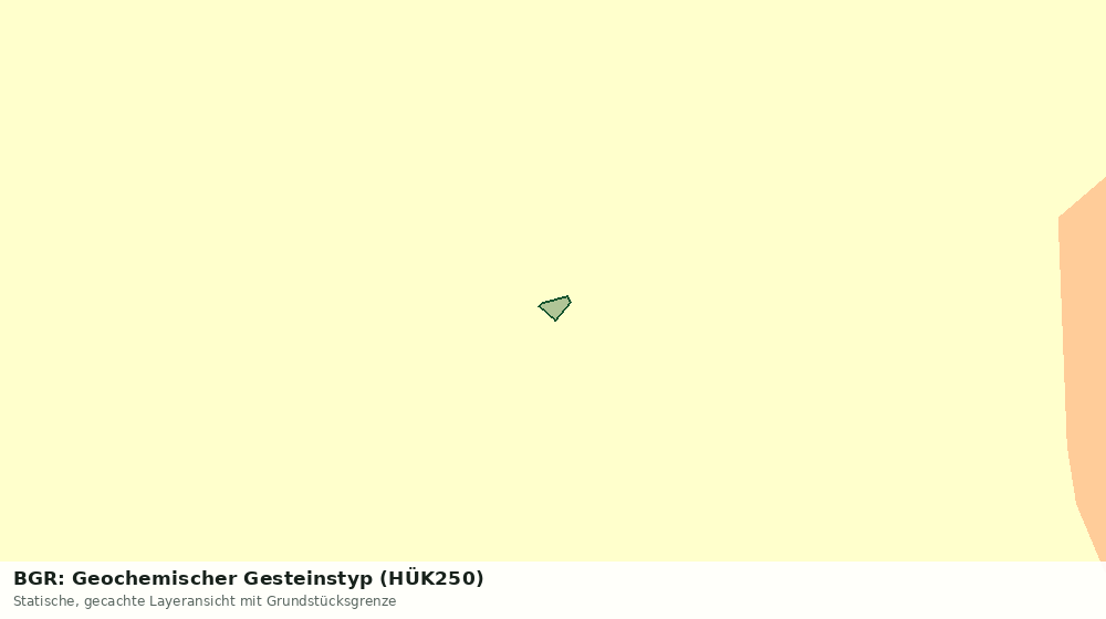 Statische Kartenansicht: BGR: Geochemischer Gesteinstyp (HÜK250)