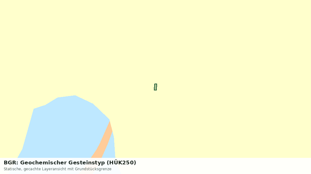 Statische Kartenansicht: BGR: Geochemischer Gesteinstyp (HÜK250)