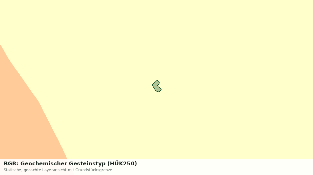 Statische Kartenansicht: BGR: Geochemischer Gesteinstyp (HÜK250)