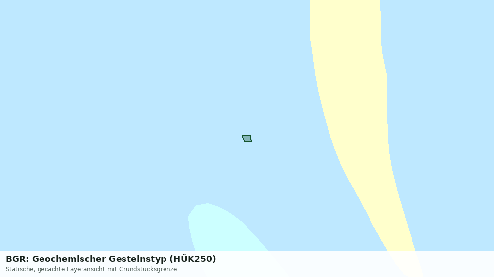 Statische Kartenansicht: BGR: Geochemischer Gesteinstyp (HÜK250)
