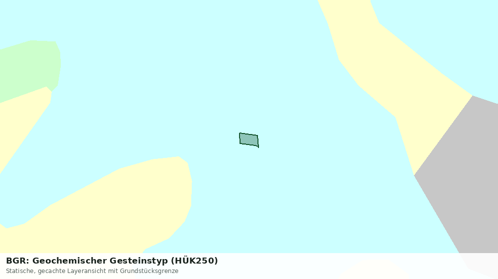 Statische Kartenansicht: BGR: Geochemischer Gesteinstyp (HÜK250)