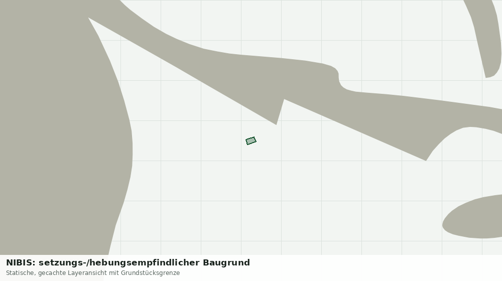 Statische Kartenansicht: NIBIS: setzungs-/hebungsempfindlicher Baugrund
