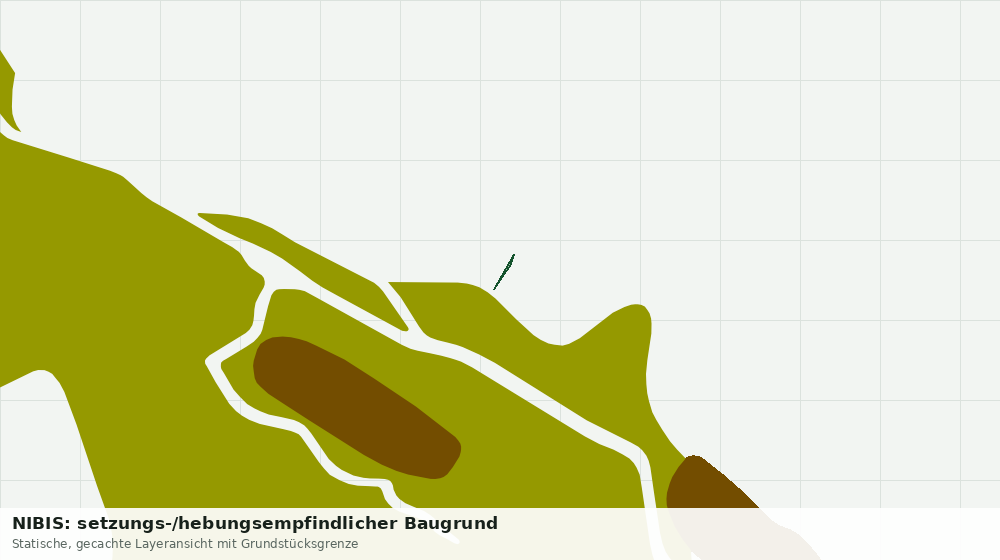 Statische Kartenansicht: NIBIS: setzungs-/hebungsempfindlicher Baugrund