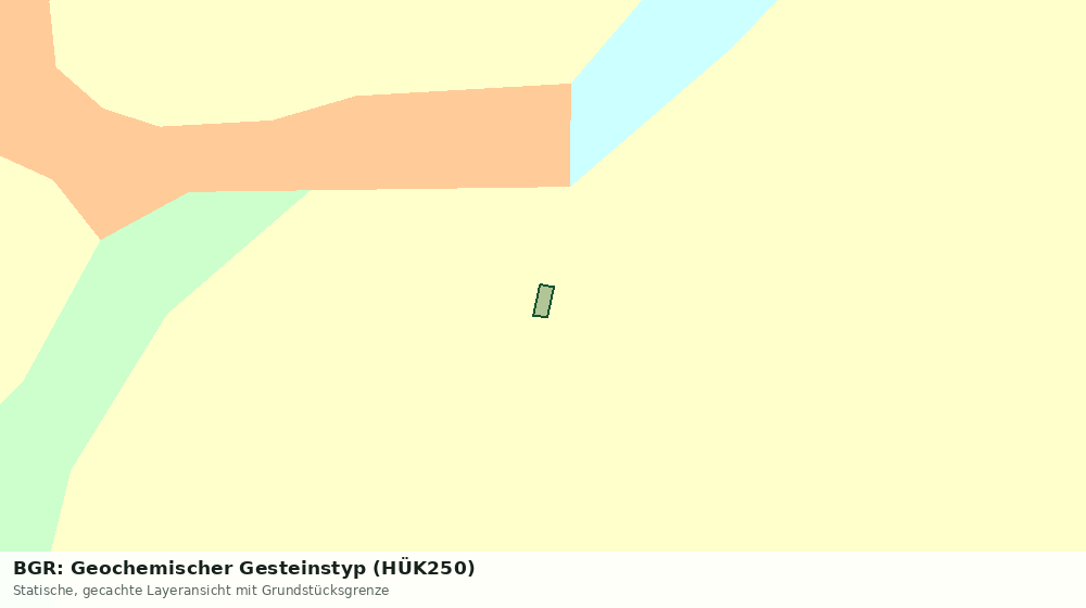Statische Kartenansicht: BGR: Geochemischer Gesteinstyp (HÜK250)