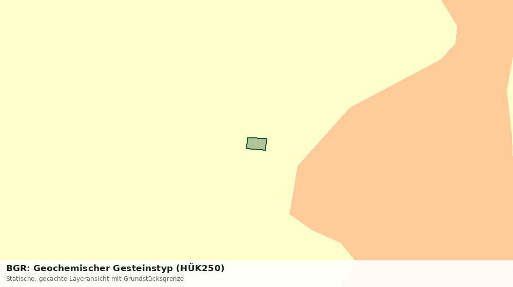 Statische Kartenansicht: BGR: Geochemischer Gesteinstyp (HÜK250)