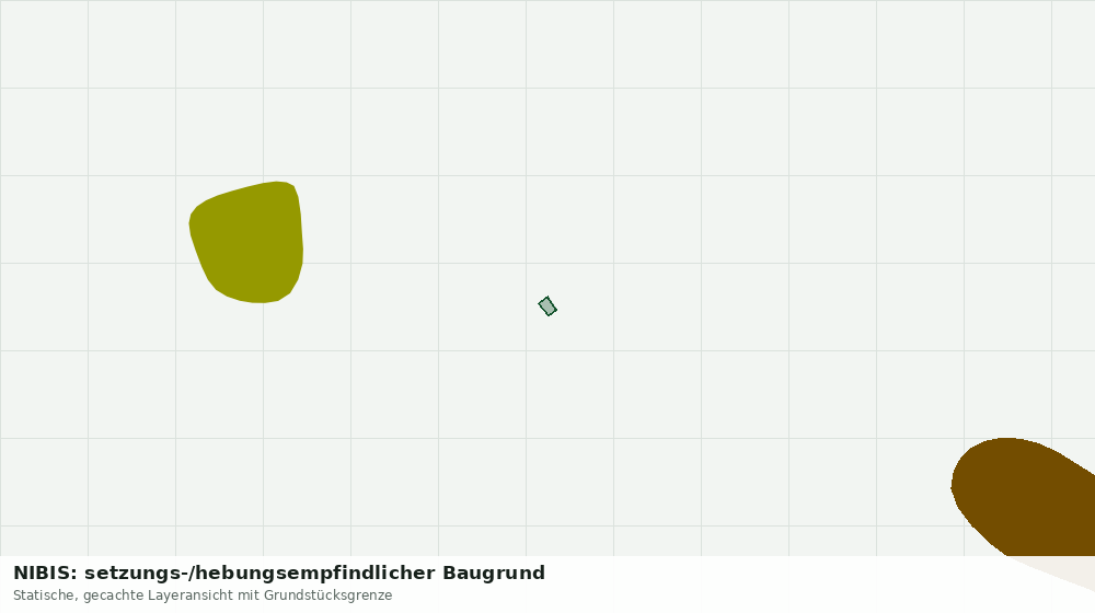 Statische Kartenansicht: NIBIS: setzungs-/hebungsempfindlicher Baugrund