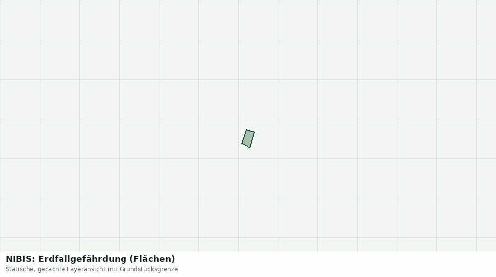 Statische Kartenansicht: NIBIS: Erdfallgefährdung (Flächen)