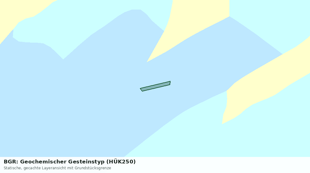 Statische Kartenansicht: BGR: Geochemischer Gesteinstyp (HÜK250)