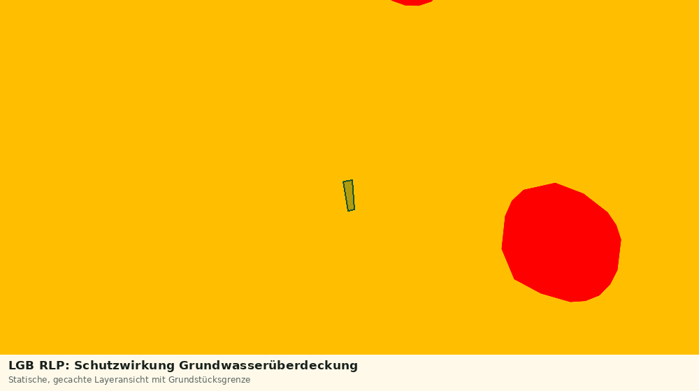 Statische Kartenansicht: LGB RLP: Schutzwirkung Grundwasserüberdeckung