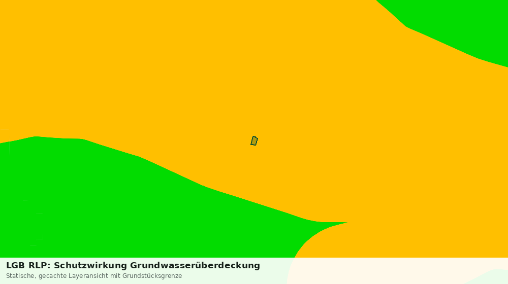 Statische Kartenansicht: LGB RLP: Schutzwirkung Grundwasserüberdeckung
