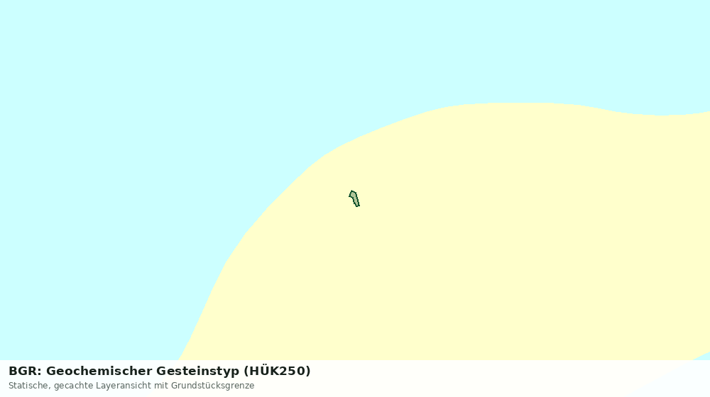 Statische Kartenansicht: BGR: Geochemischer Gesteinstyp (HÜK250)