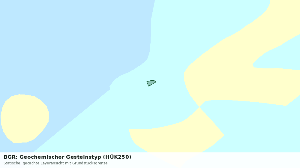 Statische Kartenansicht: BGR: Geochemischer Gesteinstyp (HÜK250)