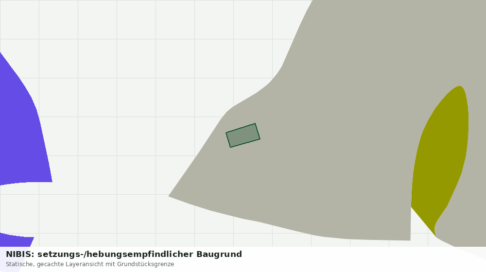 Statische Kartenansicht: NIBIS: setzungs-/hebungsempfindlicher Baugrund