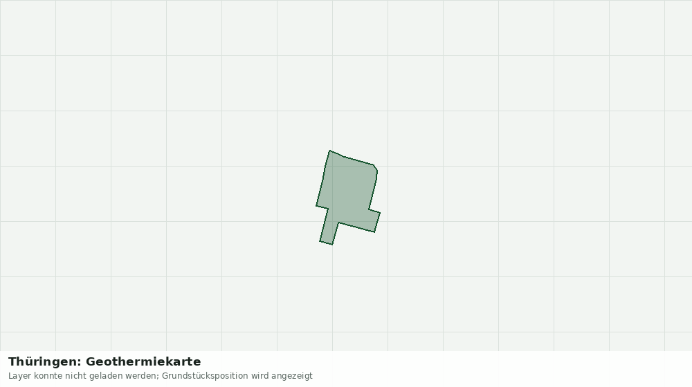 Statische Kartenansicht: Thüringen: Geothermiekarte