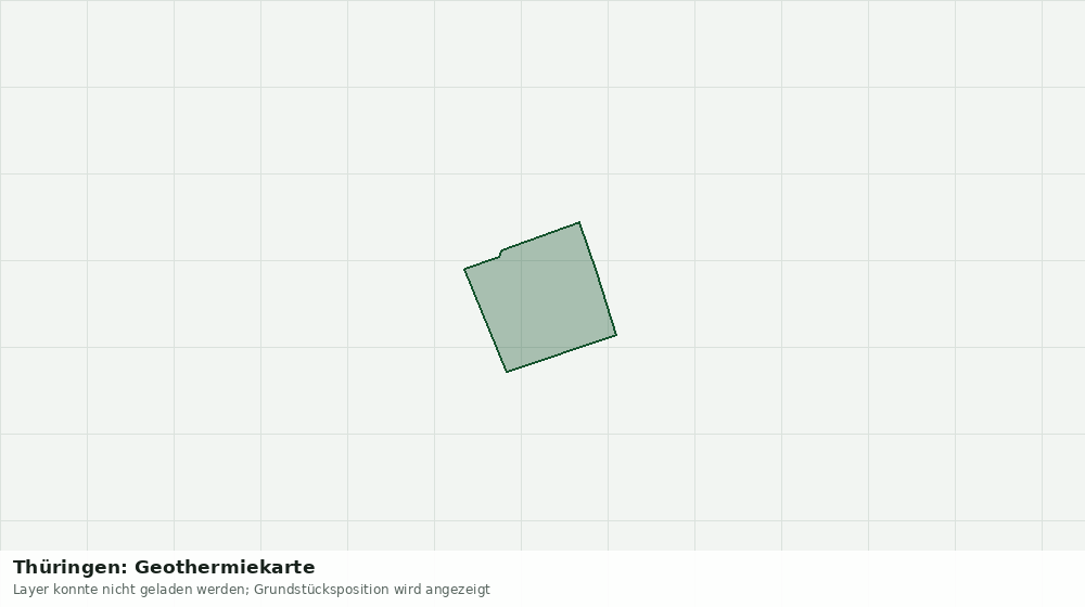 Statische Kartenansicht: Thüringen: Geothermiekarte