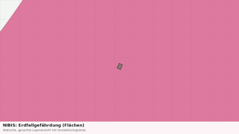 Statische Kartenansicht: NIBIS: Erdfallgefährdung (Flächen)