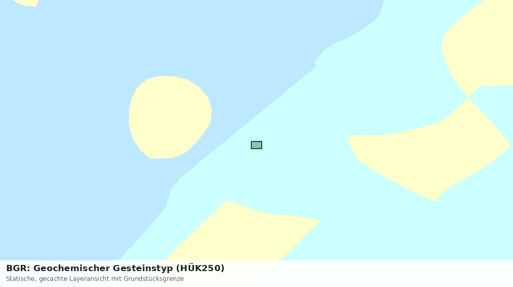 Statische Kartenansicht: BGR: Geochemischer Gesteinstyp (HÜK250)