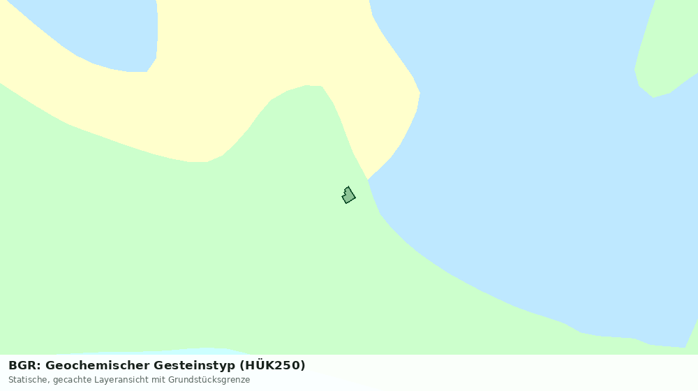 Statische Kartenansicht: BGR: Geochemischer Gesteinstyp (HÜK250)