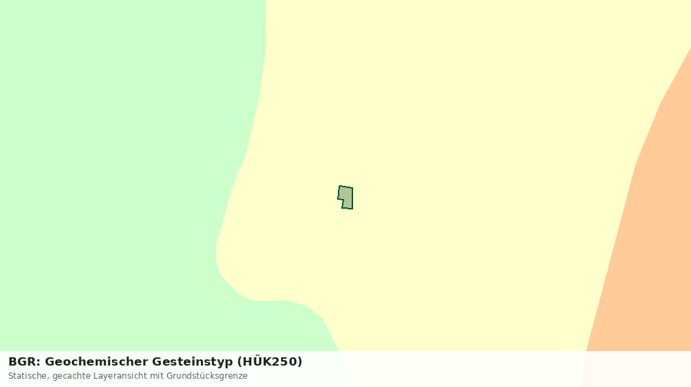 Statische Kartenansicht: BGR: Geochemischer Gesteinstyp (HÜK250)
