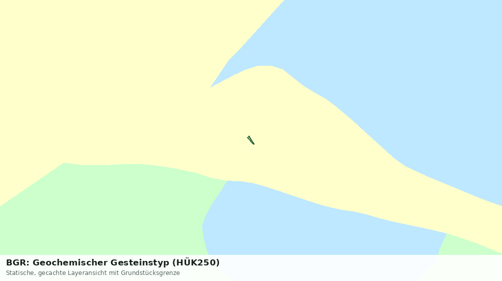 Statische Kartenansicht: BGR: Geochemischer Gesteinstyp (HÜK250)
