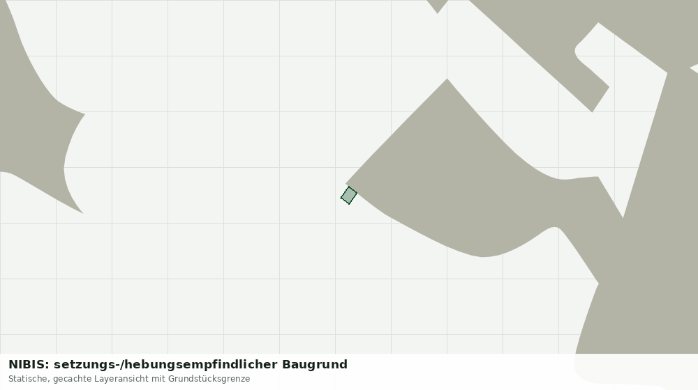 Statische Kartenansicht: NIBIS: setzungs-/hebungsempfindlicher Baugrund