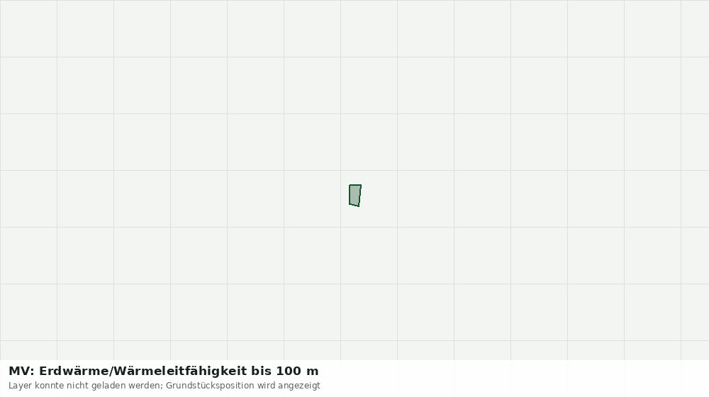 Statische Kartenansicht: MV: Erdwärme/Wärmeleitfähigkeit bis 100 m