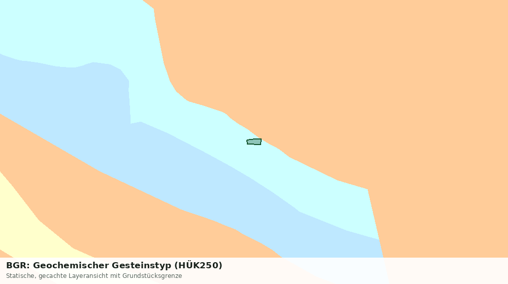 Statische Kartenansicht: BGR: Geochemischer Gesteinstyp (HÜK250)