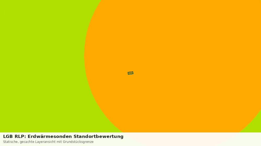 Statische Kartenansicht: LGB RLP: Erdwärmesonden Standortbewertung