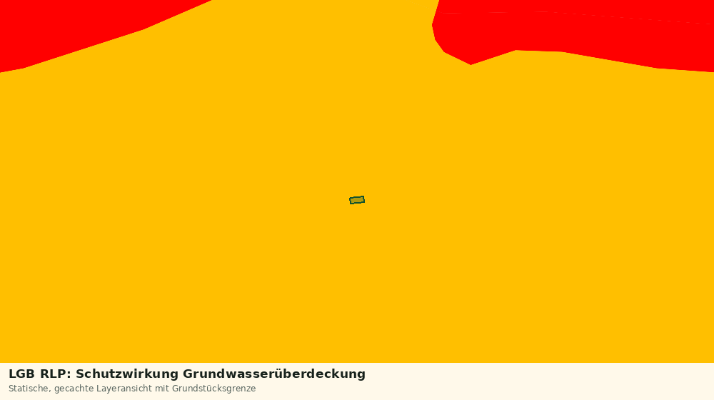 Statische Kartenansicht: LGB RLP: Schutzwirkung Grundwasserüberdeckung
