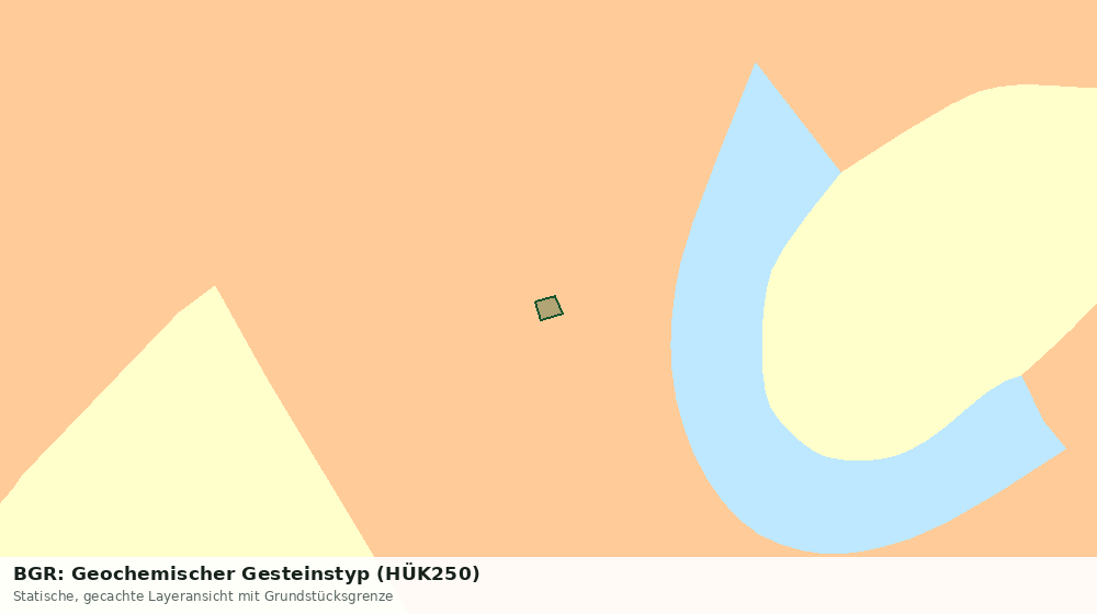 Statische Kartenansicht: BGR: Geochemischer Gesteinstyp (HÜK250)