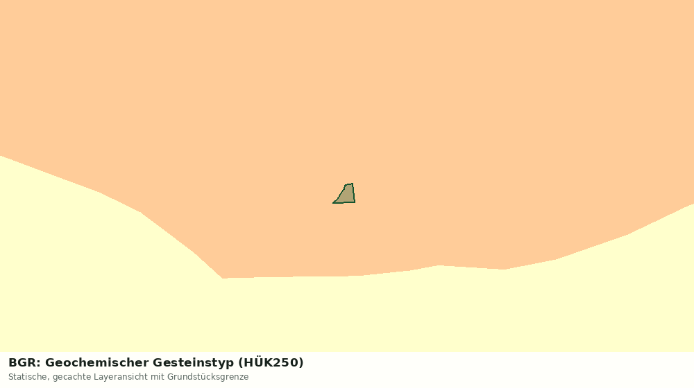 Statische Kartenansicht: BGR: Geochemischer Gesteinstyp (HÜK250)
